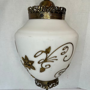 Vintage Hollywood Regency Hanging Lamp