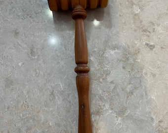Vintage Wood Gavel - Wood Mallet