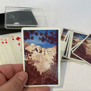 Vintage Mount Rushmore Playing Cards South Dakota