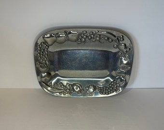 Wilton Armetale Small Rectangular Pewter Fruit Tray