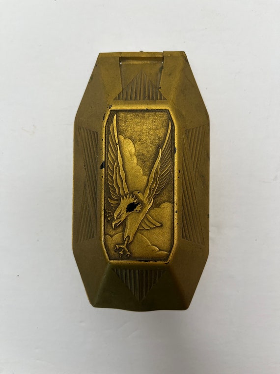 Vintage Elgin Watch Box Art Deco with Eagle Gold