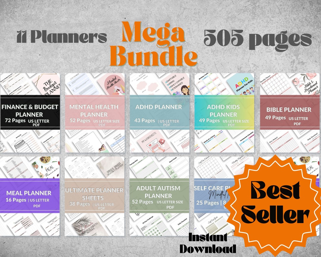 Ultimate Life Organizer Bundle | Whole Shop 2024 Goodnotes Planner ...