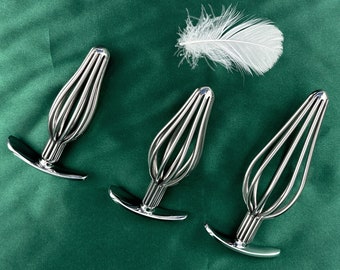 Stainless Hollow Jewel Butt Plug, Hollow Anal Speculum Plug,  Anal Dilator,  Smooth & Burr Free, Mature