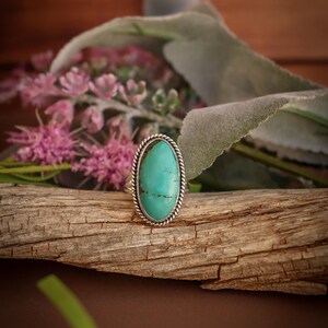 Tibetan Turquoise Ring (Size 7.5)