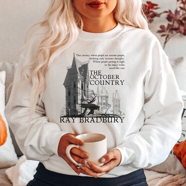 Ray Bradbury Pullover | Das OktoberLand Sweatshirt | HerbstPullover | literarischer Pullover | Englische Lehrer Geschenk | Dystopian | Fahrenheit 451