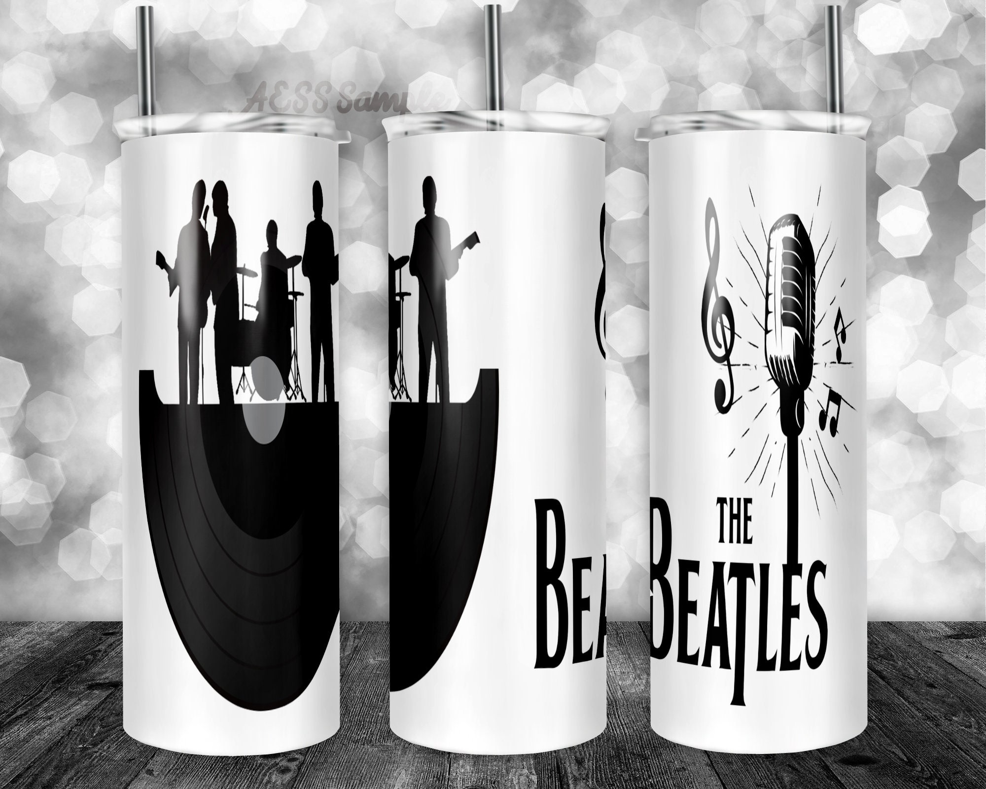 Rock Band Inspired Tumbler Design for 20oz Tumblers Tumbler Etsy