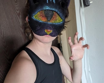 Therianische Maske - Zyklop Katze