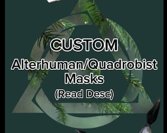 BENUTZERDEFINIERTE Therian Masken (Beschreibung lesen!!)
