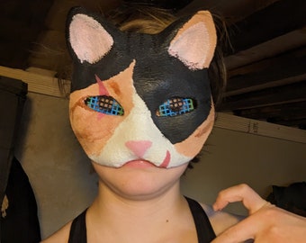 Therianische Maske - Glückskatze
