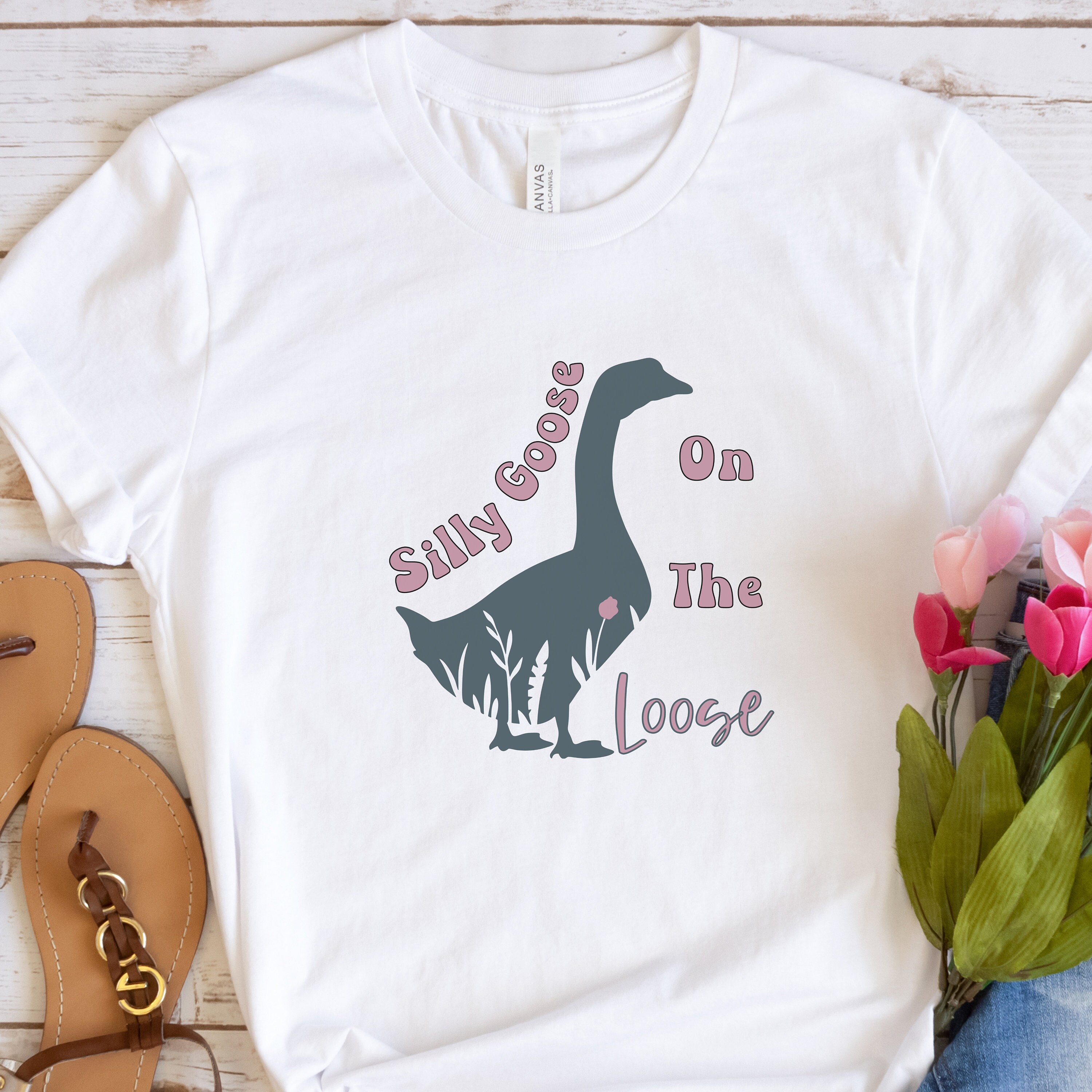 Discover Funny Silly Goose On The Loose T-Shirt