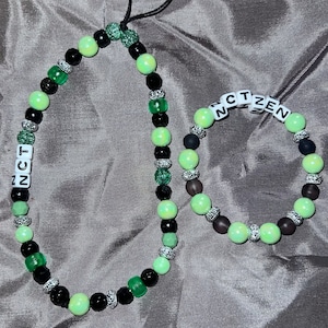 NCT Phone Charm+Fandom Bracelet Combo