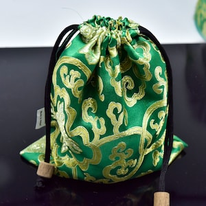 LAST DAYSALE 50% OFF--Hand Carrying Case or Bag for Singing Bowl Accessories for gift, storage, antique Hand Carry Made in Nepal, hand sew,