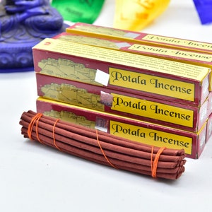 LAST DAYSALE 50% OFF--6 Inch Long Potola Tibetan Incense Himalaya Natural Incense Sticks-Spiritual &Medicinal Relaxation Hand made in Nepal