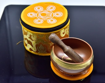 3" Chakra Singing Bowl: Handmade Tibetan Meditation Bowl