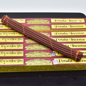 LAST DAYSALE 50% OFF--10 Inch Long Potola Tibetan Incense Himalaya Natural Incense Sticks-Spiritual &Medicinal Relaxation Hand made in Nepal