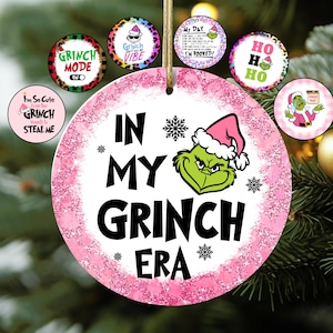 Christmas Ornament Png Bundle, Christmas png,Ornament Sublimation, Christmas Sublimation Design,  round ornament,XMAS 2024