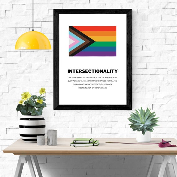 Intersectionality Definition Printable New Pride Flag - Etsy