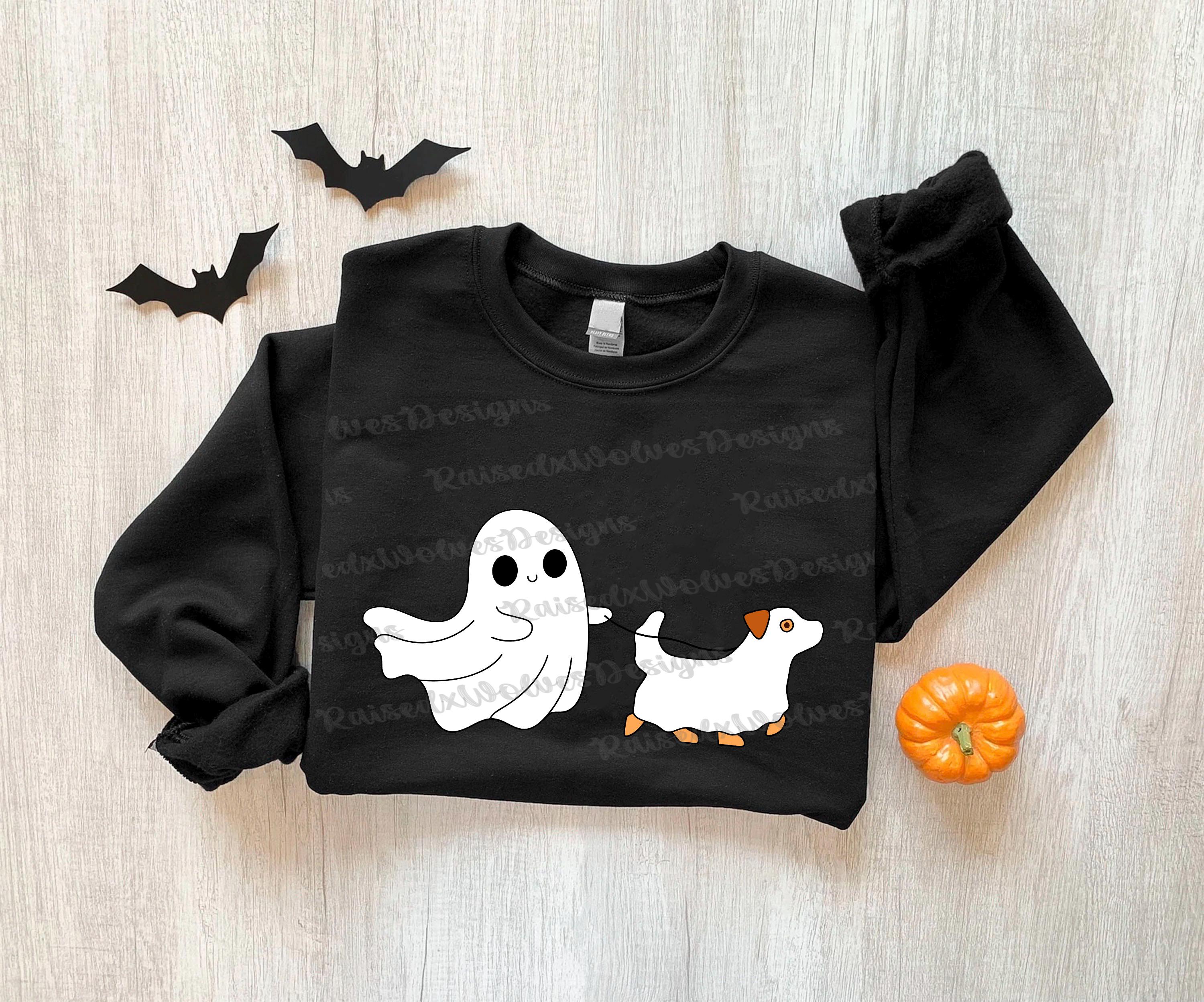Ghost Dog Walker PNG | Halloween Pets Digital Clipart | Spooky Season ...