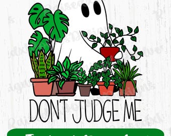 Planta fantasma PNG / Imágenes prediseñadas divertidas para amantes de las plantas (Descarga digital)