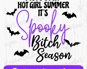Spooky Bitch Season PNG | Halloween Clipart (Digital Download)