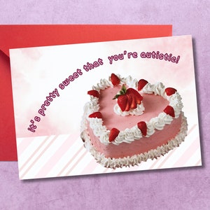 Wat lief dat je autistisch bent! gefeliciteerd met de autismekaart, digitale autismekaart, gefeliciteerd met je autismediagnosekaart!