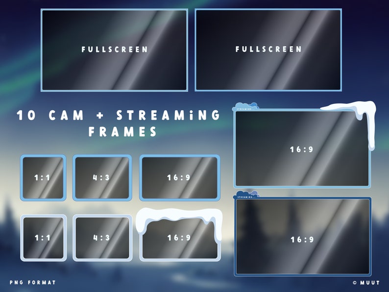 Animated Winter Twitch Stream Package: Cozy Snowday Overlays With ...