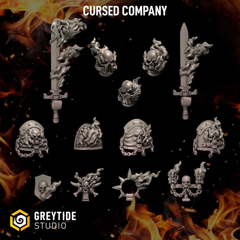Cursed Company Grey Tide Studios Etsy