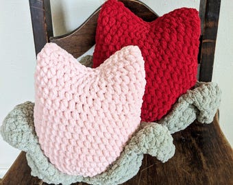 Cojín de tulipán pequeño [Patrón de crochet] *DESCARGA DIGITAL*