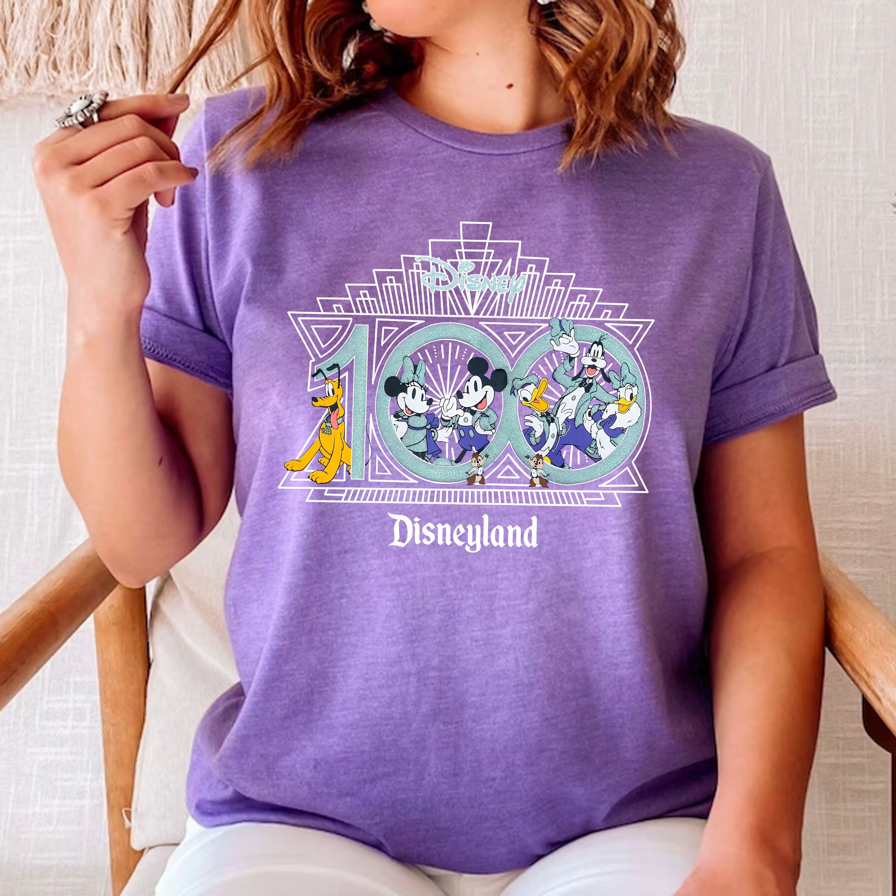 ディズニー社100周年 メンズ レディース Tシャツ ディズニー ...