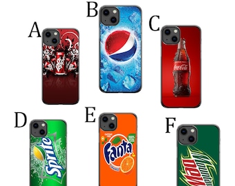 Soda pop phone cases Iphone phone case. Sprite Coca-Cola Fanta Pepsi phone case Soda Phone Case