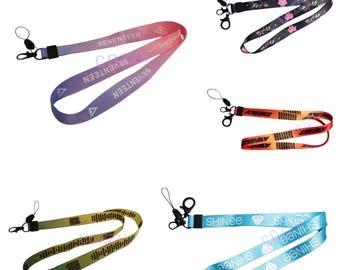 Ateez shinee stray kids nct lanyard, kpop lanyard