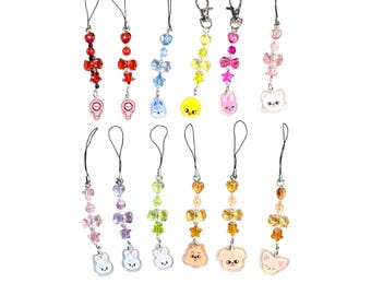 Skzoo Phone Strap Stray Kids Keychain Kpop Keyring.