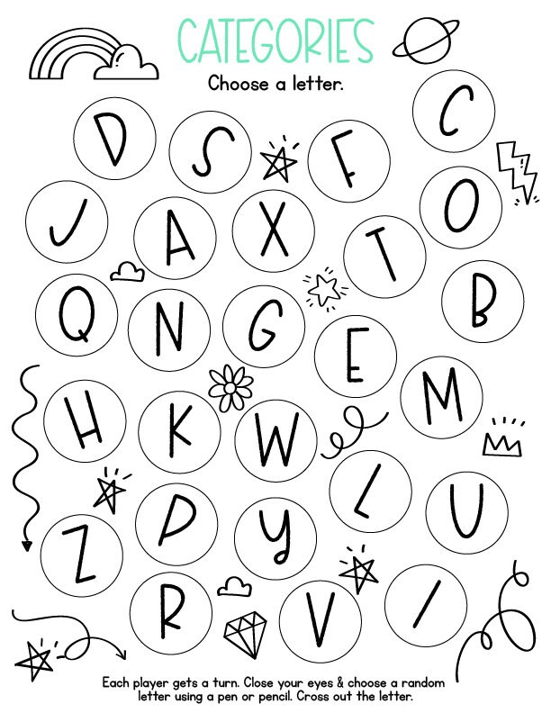 Pen and Paper Games for Kids, Classic Games, Travel Games, Car Games