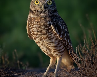 Burrowing Owl Photo Art / Home decor / fine art
