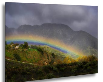 Rainbow over Riverwood Ranch / Dramatic wall art photography