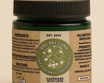 Himmlisches Lächeln Zahnpasta - Sol Del Luna Natürliche Zahnpasta