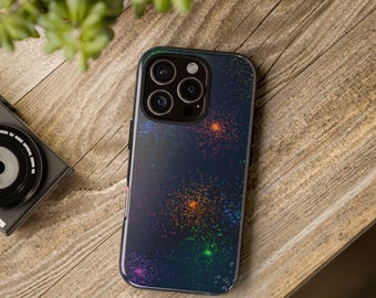 Dazzle Your Device: Fireworks Tough Phone Case for Style and Protection