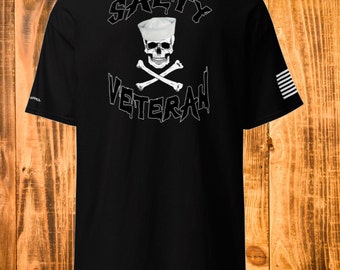 Salty Veteran | SALTY DOG | Veteran Tshirt | Navy Veteran | Navy Tshirt | Navy Shirts | Coast Guard Veteran | US Navy Veteran | Navy Shirt
