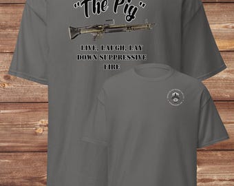 M60 Machinegun | Vietnam Veteran | Army Veteran | Marine Veteran | Navy Veteran | Military Tshirt | Retired Veteran | Vietnam War | US Army