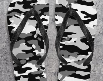 Flip-Flops | Urban Camouflage | Summer Sandals | Beach Flip Flops | Pool Sandals | Summer Style | Pool Flip Flops | Casual Sandals