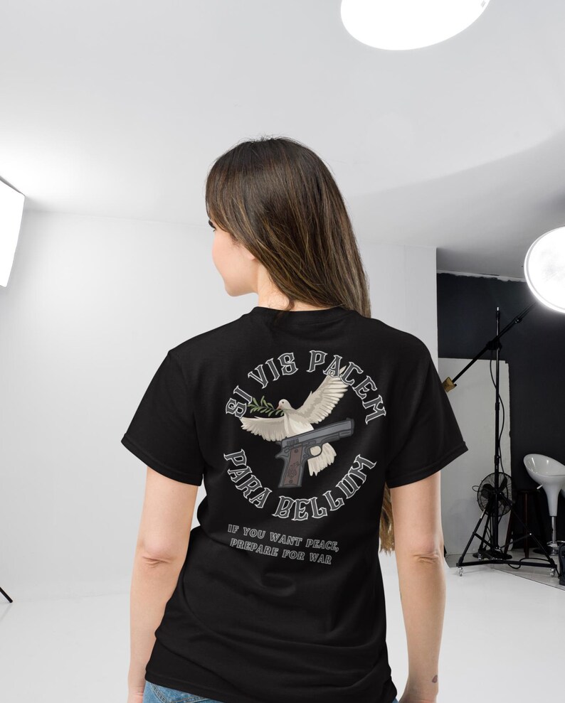 Si Vis Pacem Para Bellum - SPQR - Roma Maglietta - Foto 7