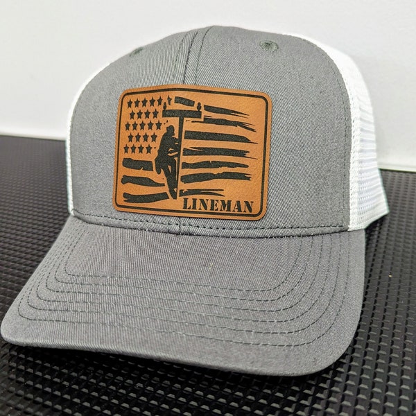 Lineman Flexfit Hat Etsy