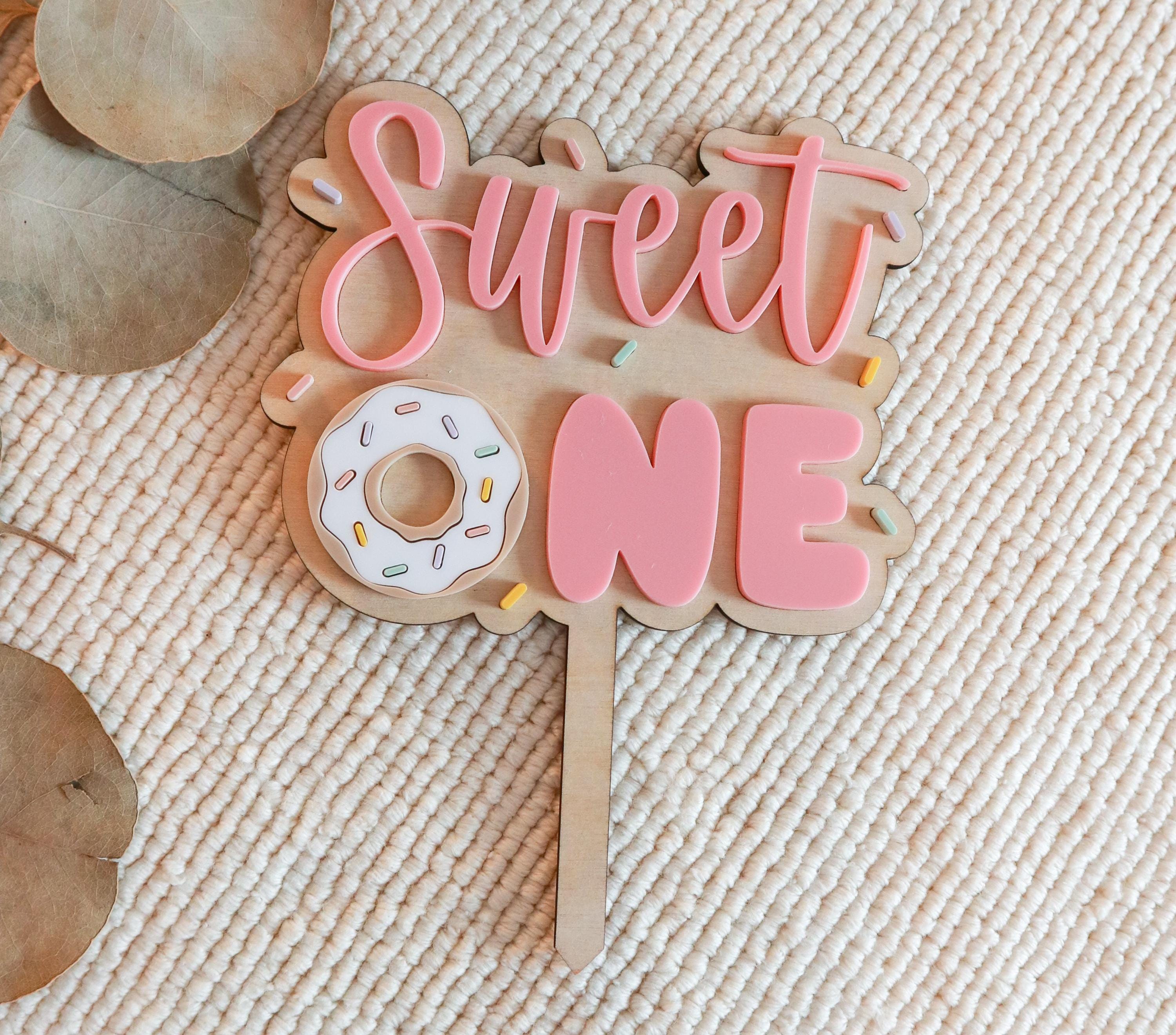 Sweet One Cake Topper