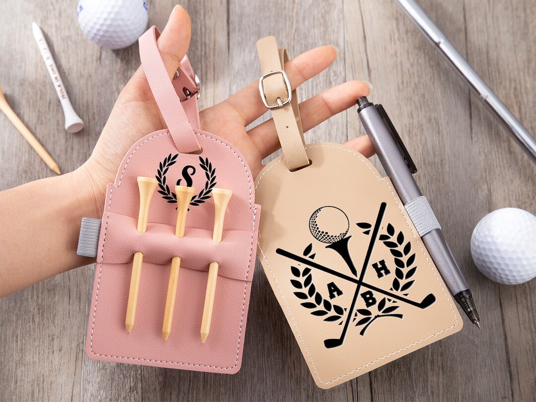 Custom Golf Bag Tag With Teepersonalized Golf Tee Etsy