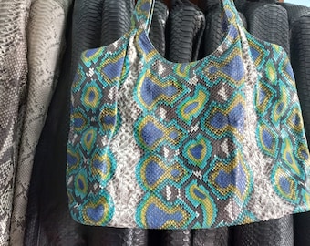 70%-off for Bulk Order, DM! Original Indonesian Exotic Genuine Python Top Handle Bag