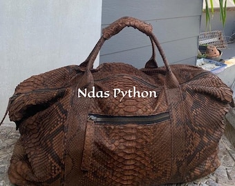 19 in schwarz / grau / braun / blau echte Python Top Griff Tasche, Schlangenhaut Handtasche, exotisches Leder, Luxushandtasche