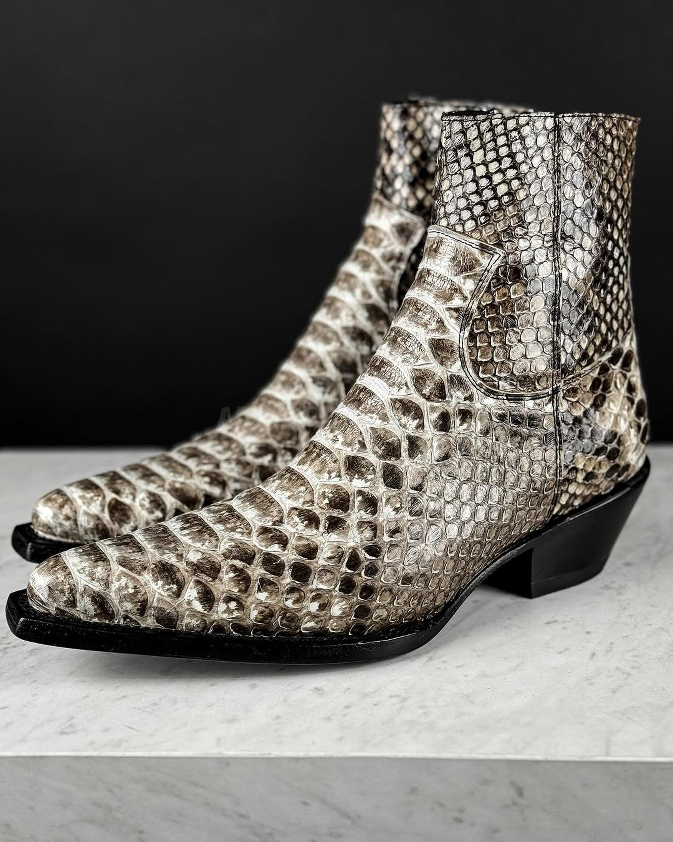 Python skin boots - Etsy 日本