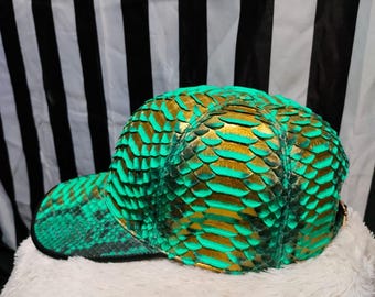 70%-off for Bulk Order, DM! Yellow Genuine Python Caps, Python Hats