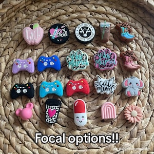 Silicone Focal Bead Grab Bag! Focal Bead Mix, Assorted Silicone Focal Beads, BULK Focal Silicone Beads, Beadable Pens, Wristlets, Keychains