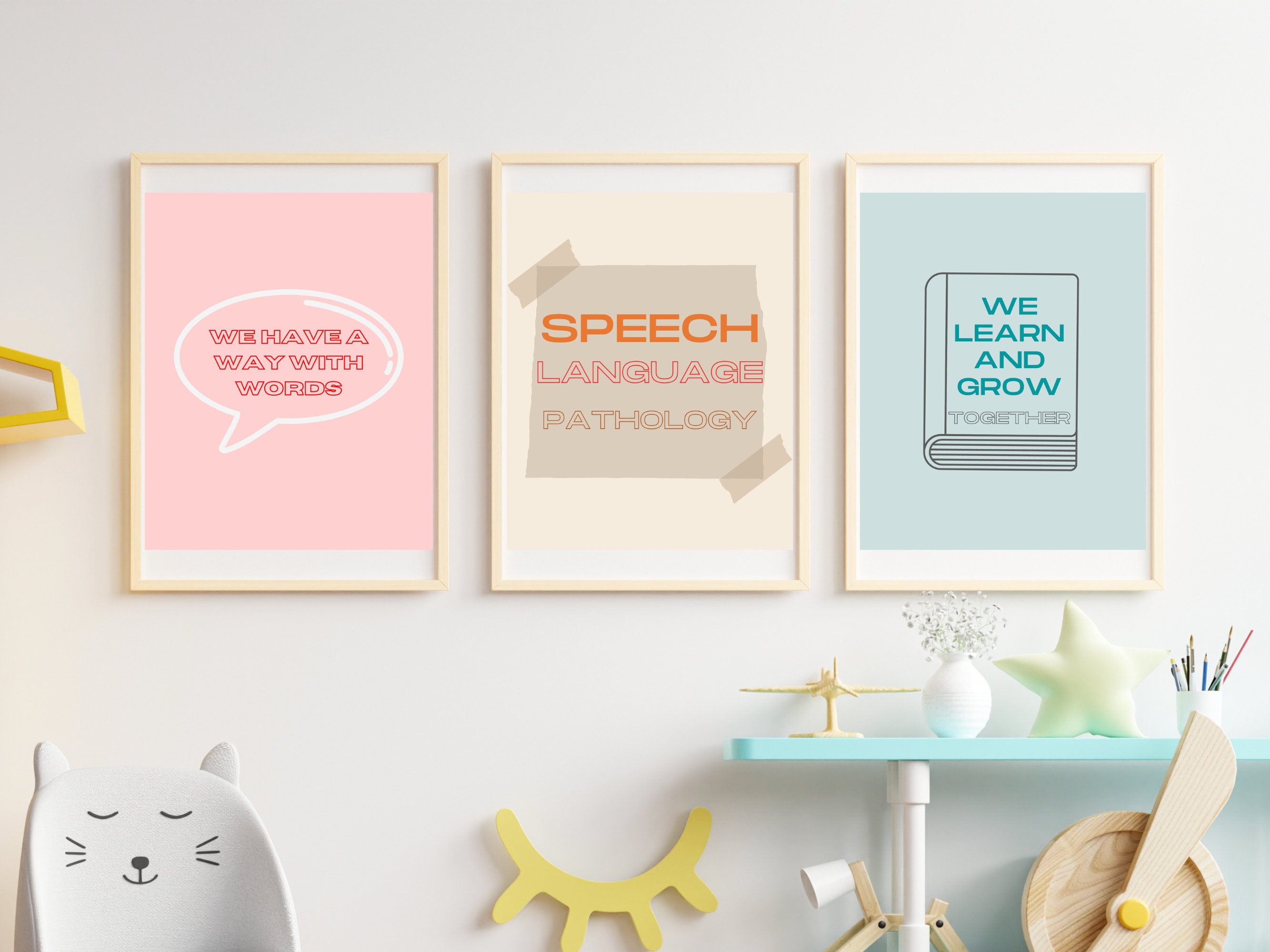 Speech Pathology Poster Bundle | SLP Office Decor (digital Download) - Etsy